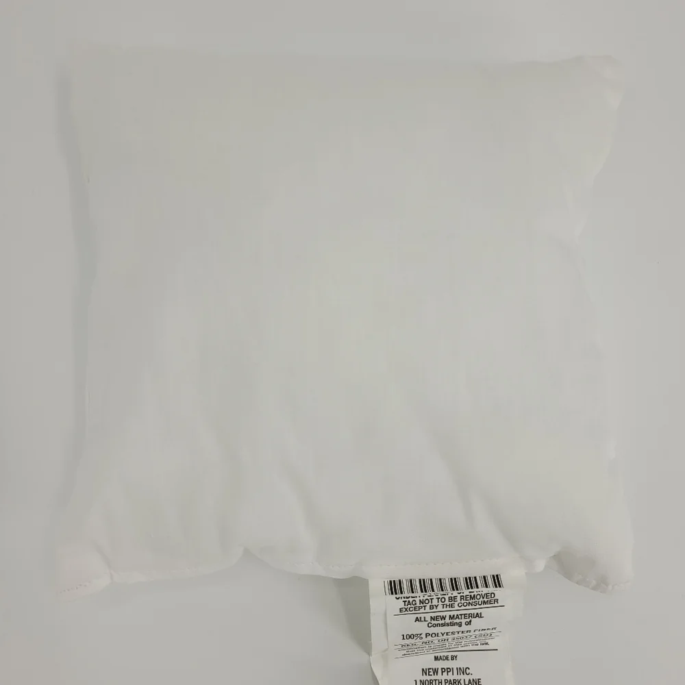 Dakotah Home Knits Pillow Size 11x11 Heart of My Heart Rose Embroidery Scallop